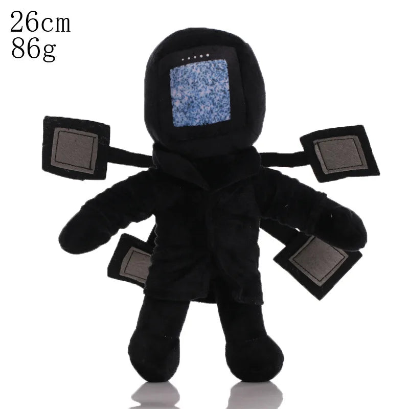 Skibidi Toilet Plush Doll Toys Collectible Gifts for Kids Fans Adults Birthday Anime Game Figure Titan TV Man Cameraman