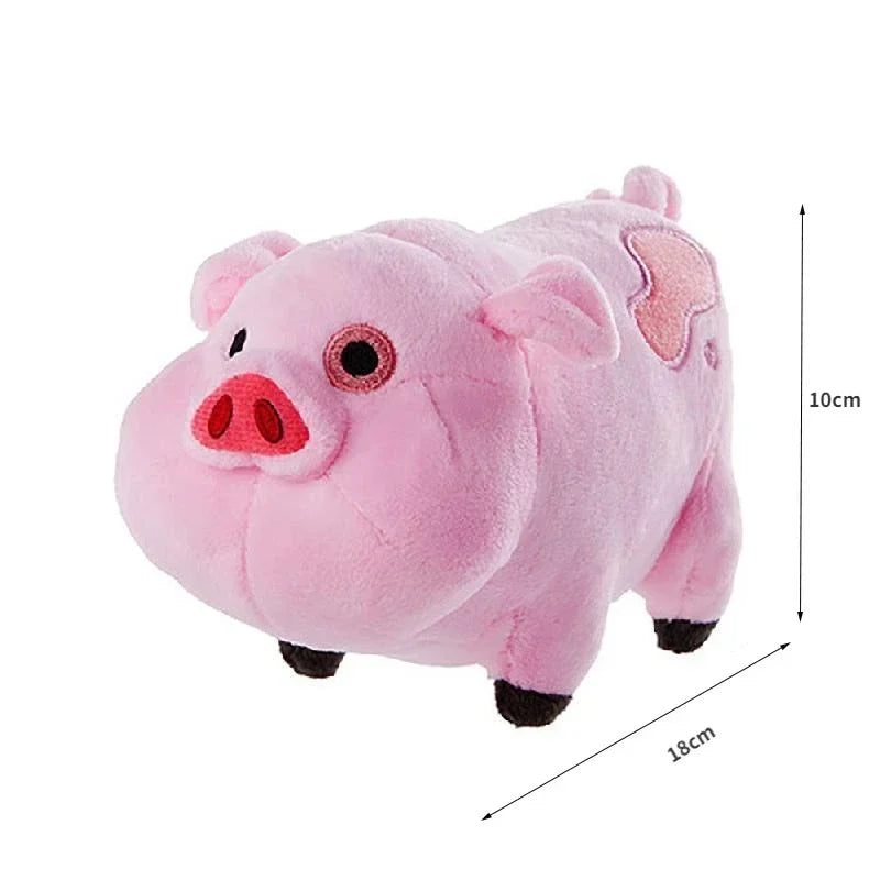 18cm Anime Movie Gravity Falls Figures Waddles Pig Plush Toy Cartoon Stuffed Animals Doll Toy for Girl New Year Xmas Gift