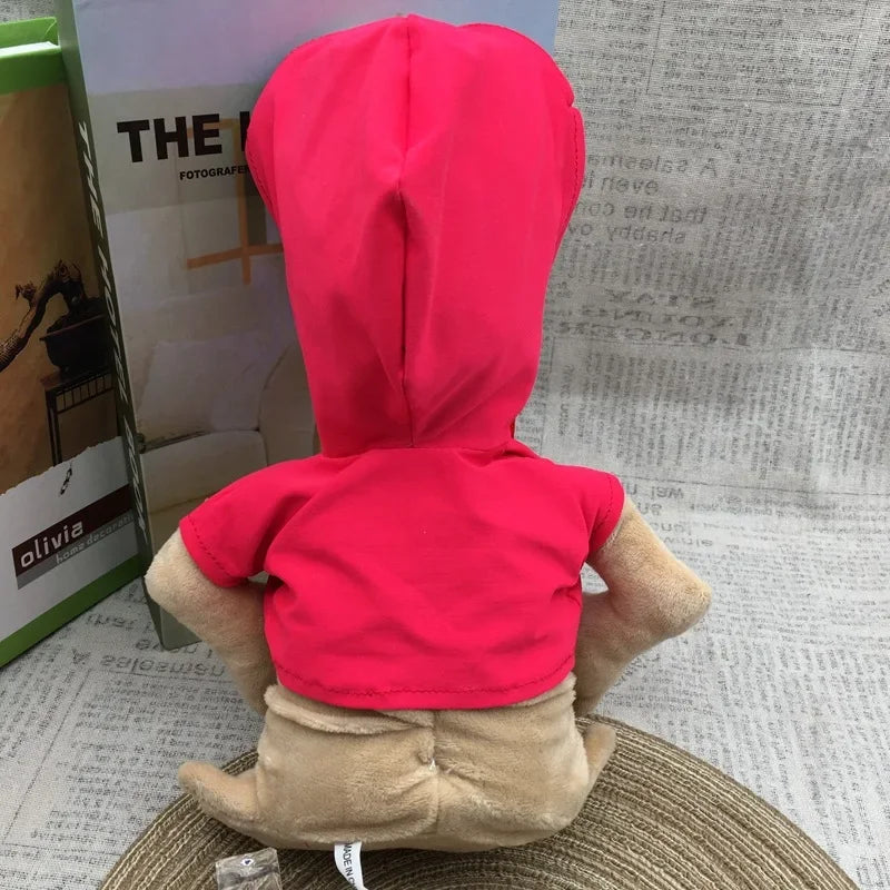Movie The Extra-Terrestrial Red Coat ET Plush Toy Anime Cartoon Stuffed Doll Toy Cosplay Peluche Home Decoration Gift