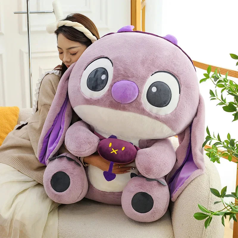 Cartoon Lilo&Stitch Huge Evil Plush Toy Cute Stitch Stuffed Plush Doll Large Anime Pillow Kawaii Gift Girls Birthday Gift Toy