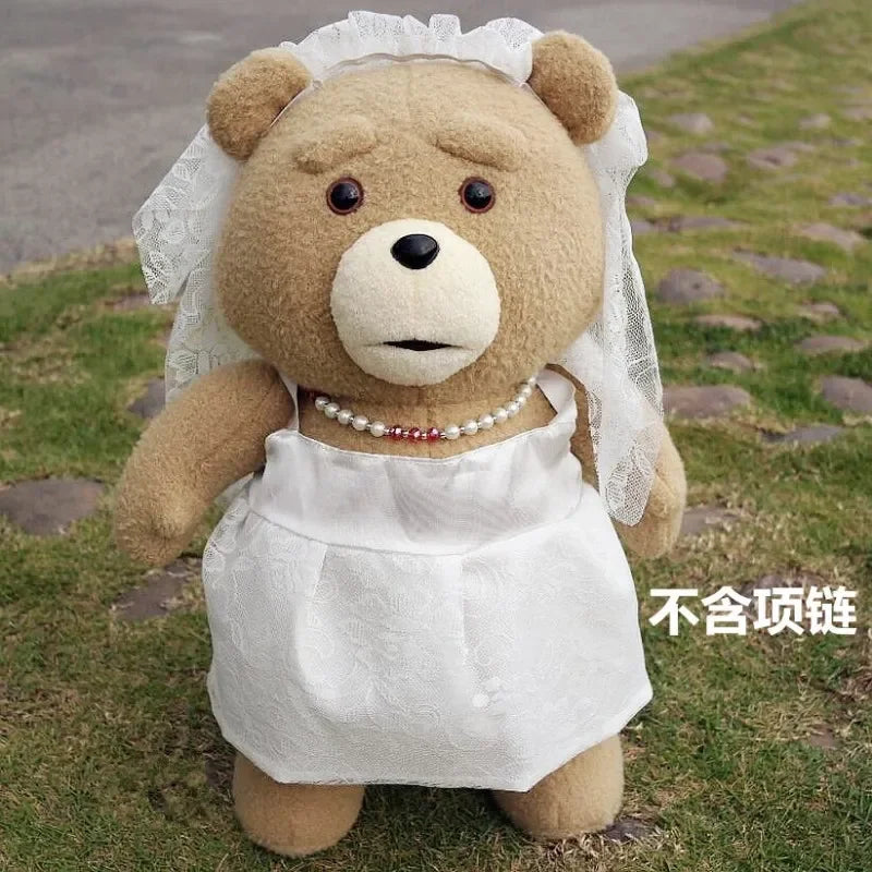 Disney 10 styles Movie Teddy Bear Ted 2 Plush Toys In Apron Soft Stuffed Animals Plush 43cm A birthday present for a good friend