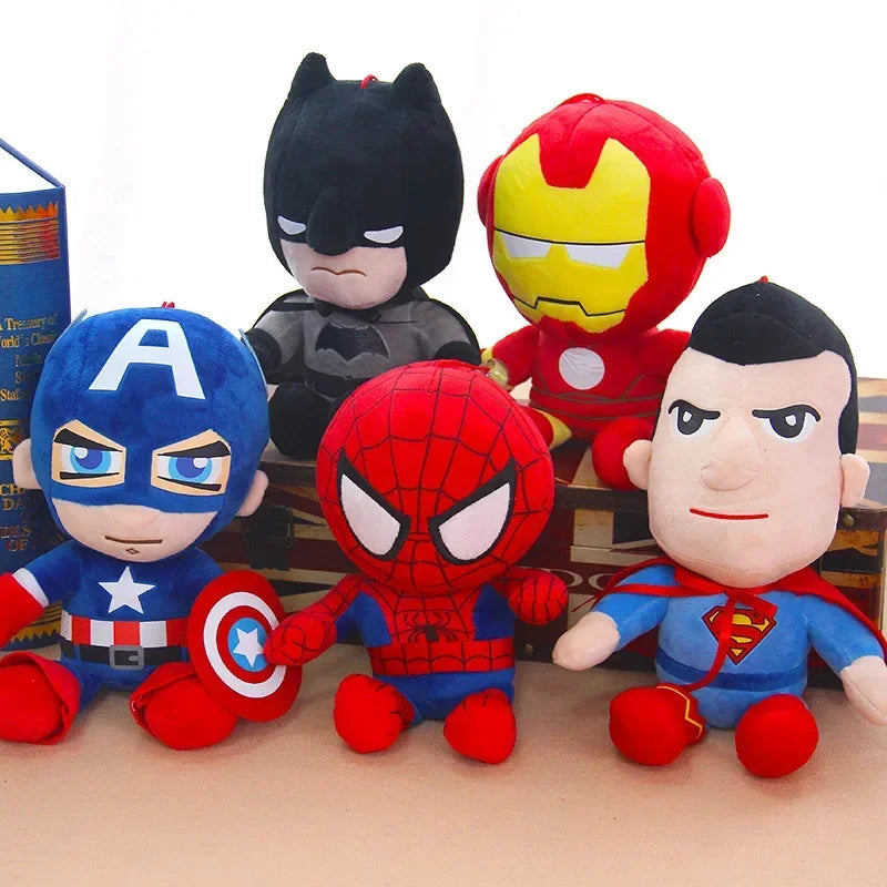 Big Size Cartoon Movie Anime Captain America Spider Man Iron Man Plushies Lovely Doll Cute Super Hero Plushies Gifts Kids