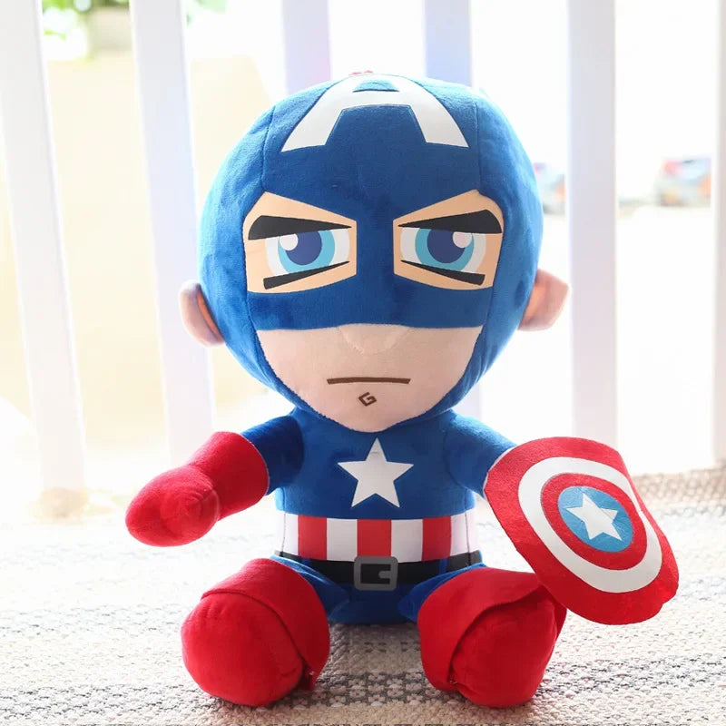 26cm Movie The Avengers Plush Toy Super heroes Spider Man Captain America Iron Man Doll Stuffed Toys for Children Gift