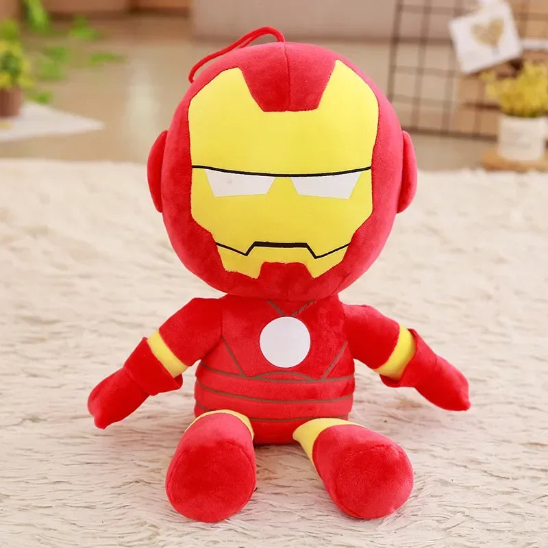 Big Size Cartoon Movie Anime Captain America Spider Man Iron Man Plushies Lovely Doll Cute Super Hero Plushies Gifts Kids