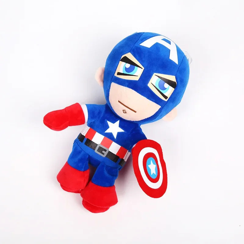 26cm Movie The Avengers Plush Toy Super heroes Spider Man Captain America Iron Man Doll Stuffed Toys for Children Gift