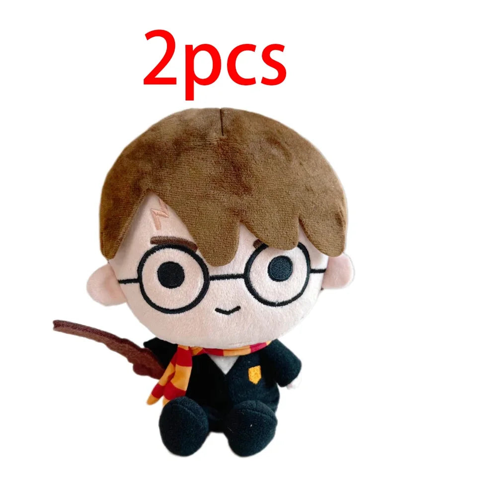 !-=**NEW 2025 20cm Harried Plush Toy Scarf Ron Movie TV Stuffed Toys Doll Character Plush Doll PP Cute Birthday Gift Doll