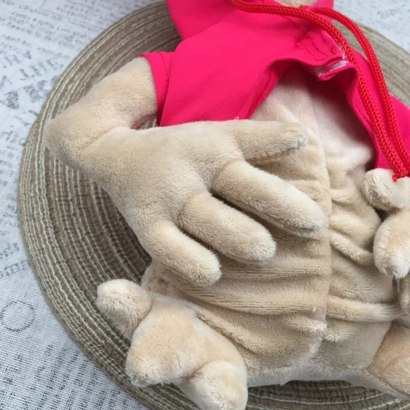 Movie The Extra-Terrestrial Red Coat ET Plush Toy Anime Cartoon Stuffed Doll Toy Cosplay Peluche Home Decoration Gift