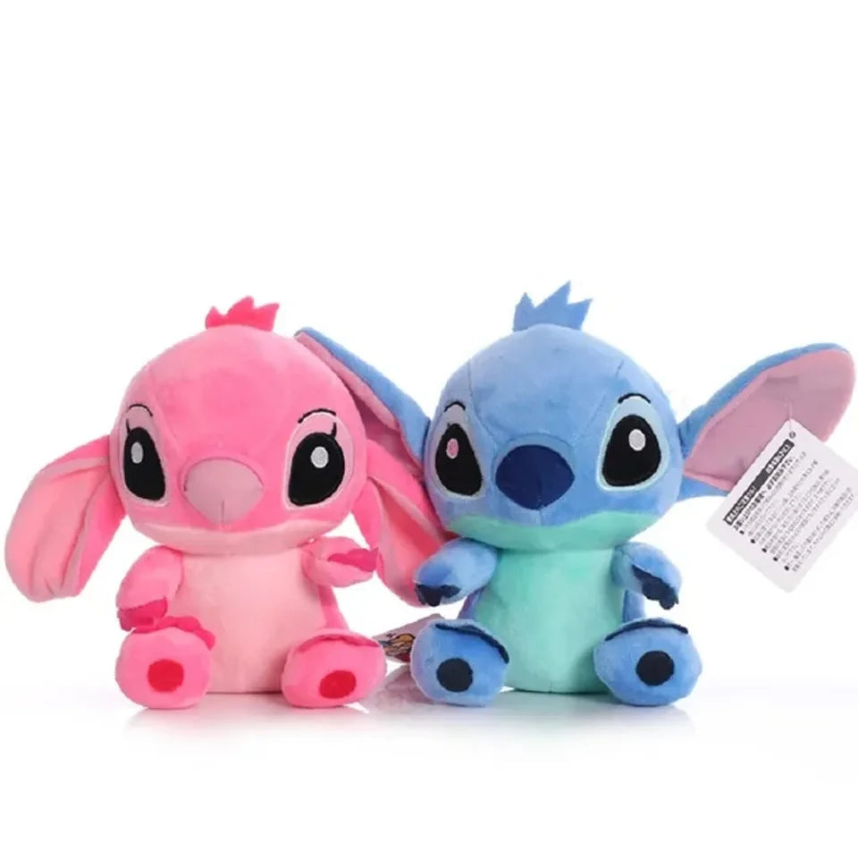 20cm Stitch Plush Doll Original Anime Figures Lilo & Stitch Cute Stuffed Toys Movie Peripherals Soft Ornaments Gifts