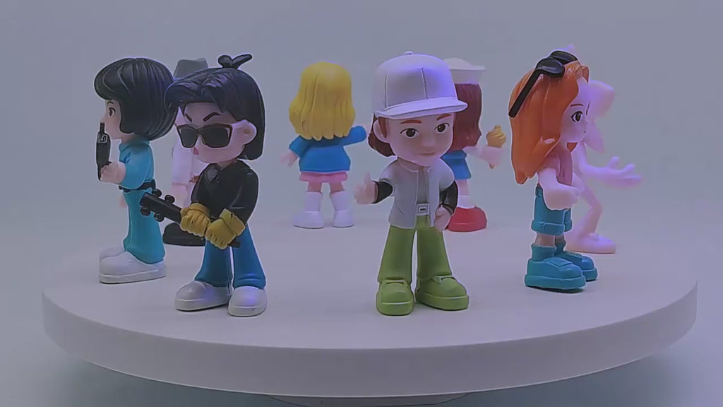 TV Characters Action Toys  Figure Model Cute Eleven Max Dolls Steve Figurine Kids Gifts For Children Boys Girls